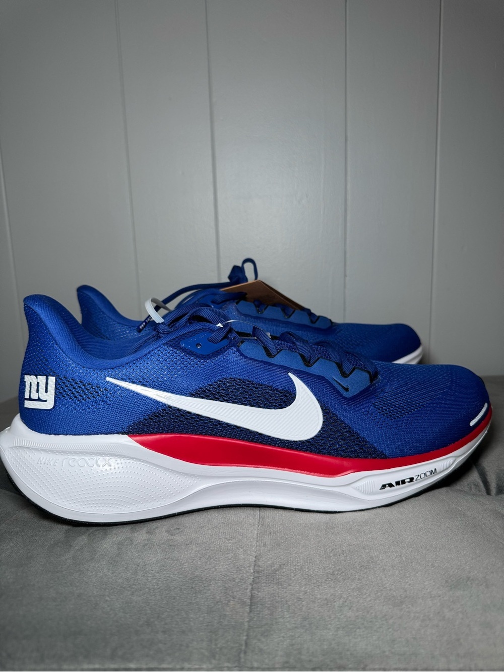 Nike Pegasus 41 Blue and White Men's Running Shoes NY Giants Size 13 NEW